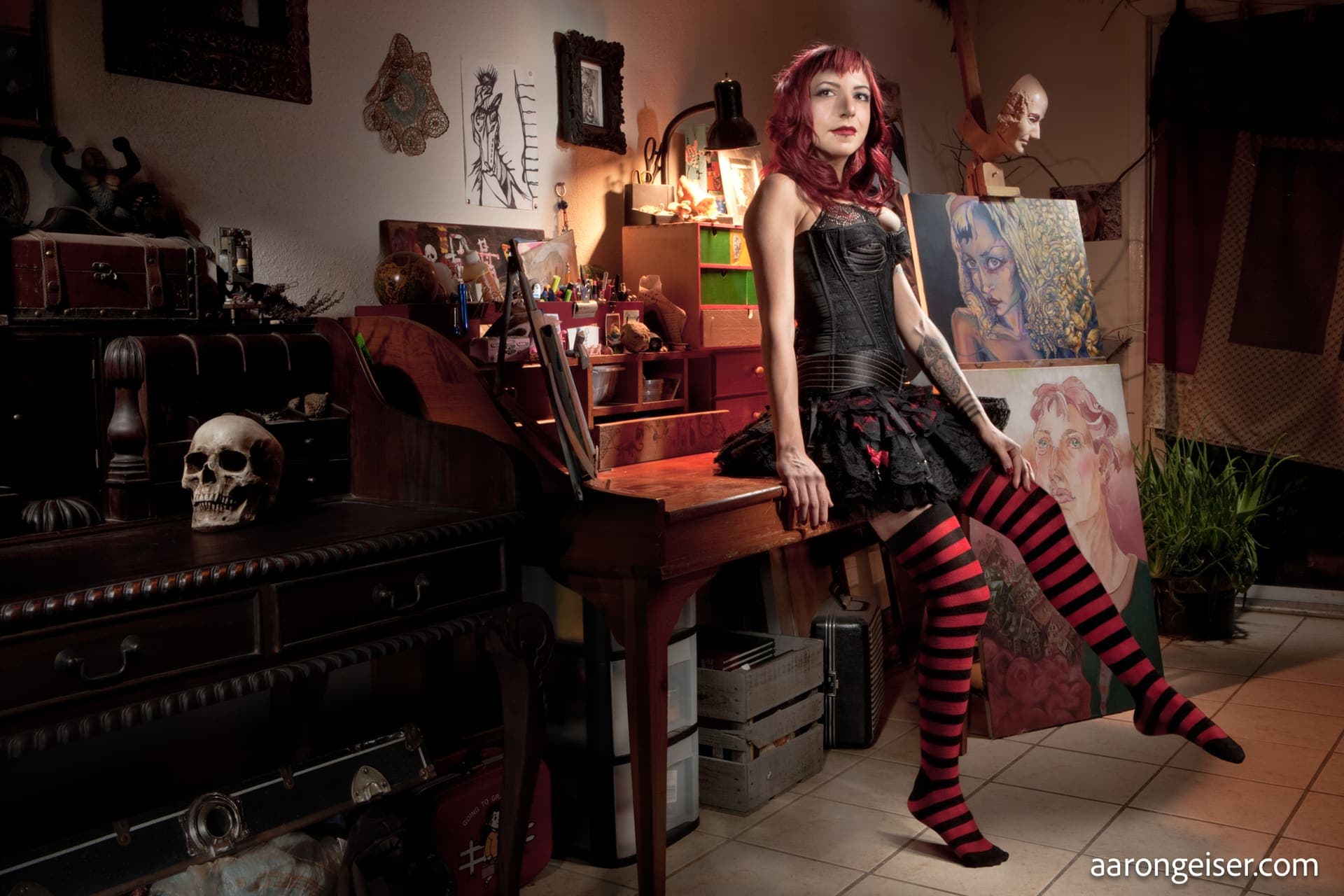 Analy Nakat in her studio in Austin, Texas.
